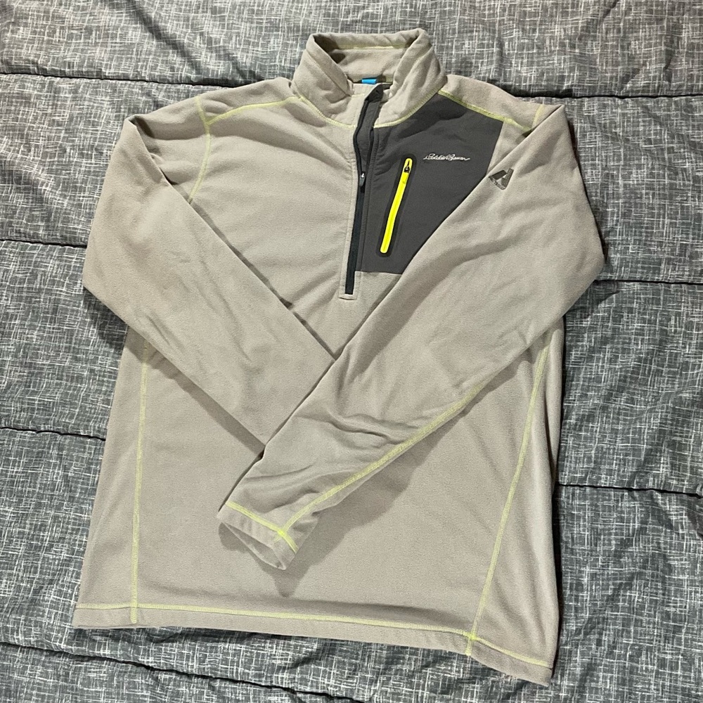 Eddie Bauer First Ascent Cloud Layer Pro 1/4-Zip Pullover Mens Tall Large